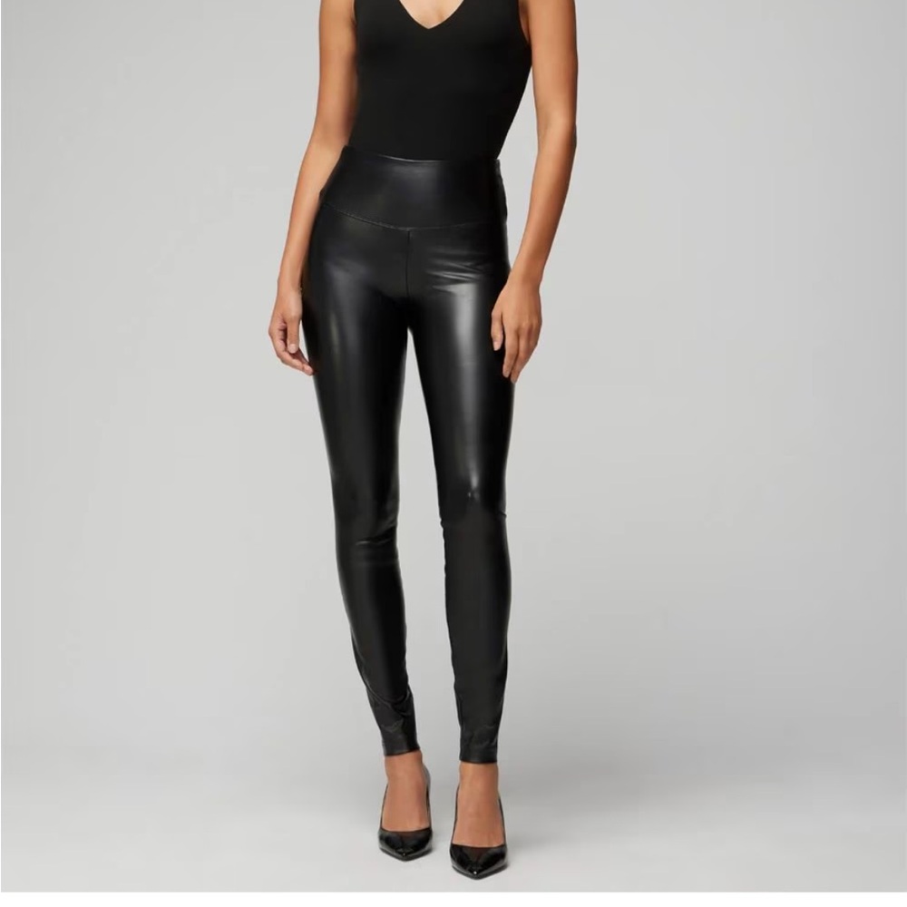 Black Leather Leggings